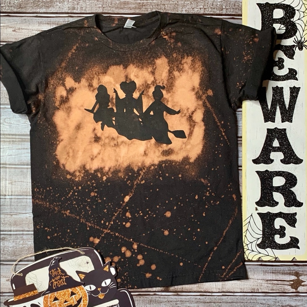 Adult Bleach Stain Hocus Pocus Tee